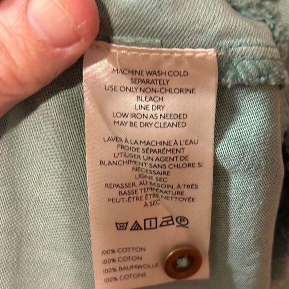 Pilcro Anthropologie sleeveless halter swing midi dress green size XS petite NEW - Picture 7 of 12